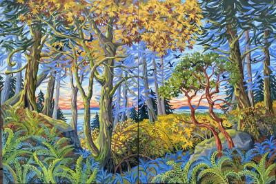 Greta Guzek Wingbeat Diptych