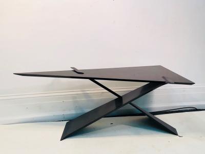 Greta Jalk MODERNIST BENTWOOD TRIANGULAR END TABLES