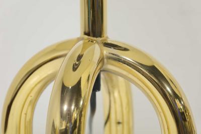 Greta Magnusson Grossman Danish Brass Finish Lamp 1980s