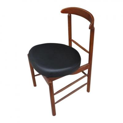 Greta Magnusson Grossman Greta Grossman Mid Century Teak Expandable Dining Table and Chairs