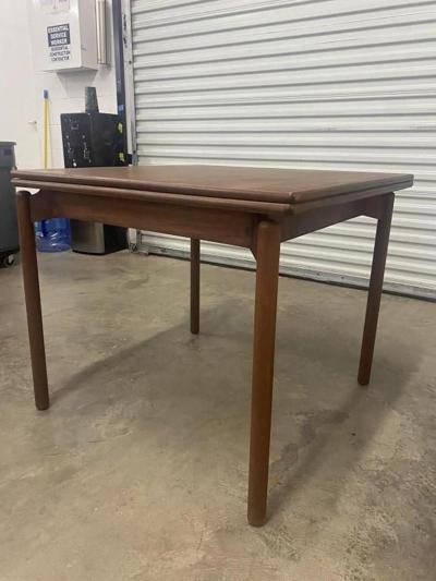 Greta Magnusson Grossman Greta Grossman Mid Century Teak Expandable Dining Table and Chairs