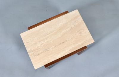 Greta Magnusson Grossman Greta M Grossman Marble Top Side Table for Glenn of California