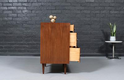 Greta Magnusson Grossman Greta M Grossman Walnut 3 Drawer Dresser for Glenn of California