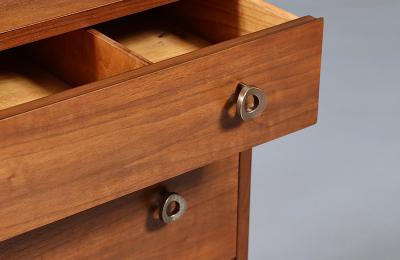 Greta Magnusson Grossman Greta M Grossman Walnut 3 Drawer Dresser for Glenn of California