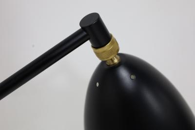 Greta Magnusson Grossman Greta Magnusson Grossman Grasshopper Floor Lamp in Matte Black for GUBI