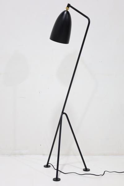 Greta Magnusson Grossman Greta Magnusson Grossman Grasshopper Floor Lamp in Matte Black for GUBI