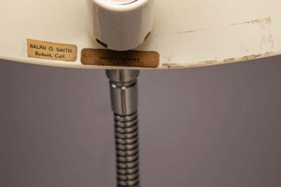 Greta Magnusson Grossman Museum Quality Pair of Greta M Grossman Cobra Lamps Ralph O Smith Labels Intact