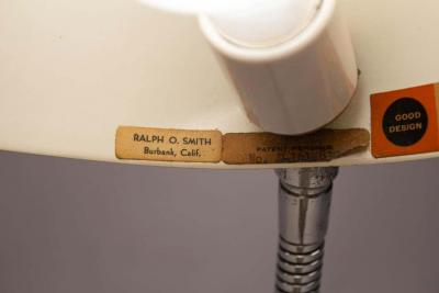 Greta Magnusson Grossman Museum Quality Pair of Greta M Grossman Cobra Lamps Ralph O Smith Labels Intact