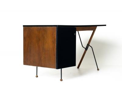 Greta Magnusson Grossman Rare Greta Grossman Model 6200 Desk for Glenn of California Dave Brubeck Estate