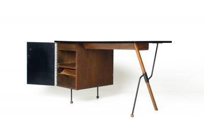 Greta Magnusson Grossman Rare Greta Grossman Model 6200 Desk for Glenn of California Dave Brubeck Estate
