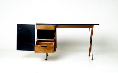 Greta Magnusson Grossman Rare Greta Grossman Model 6200 Desk for Glenn of California Dave Brubeck Estate