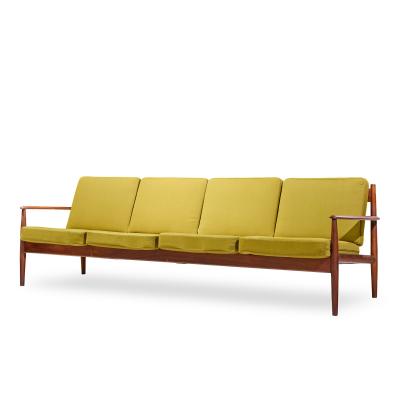Grete Jalk Grete Jalk for France and Son Mid Century Danish Teak 4 Seater Sofa