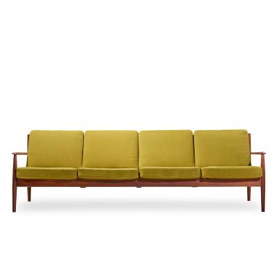 Grete Jalk Grete Jalk for France and Son Mid Century Danish Teak 4 Seater Sofa