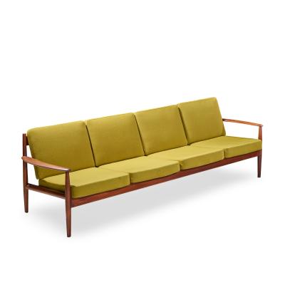Grete Jalk Grete Jalk for France and Son Mid Century Danish Teak 4 Seater Sofa