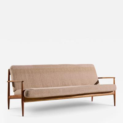 Grete Jalk Grete Jalk for France and Son Mid Century Danish Teak Sofa