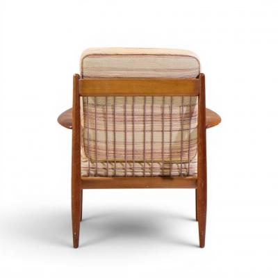 Grete Jalk Grete Jalk for France and Sons Mid Century Danish Teak Lounge Chairs Pair
