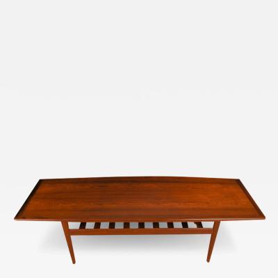 Grete Jalk Grete Jalk for Glostrup Mid Century Danish Modern Rosewood Coffee Table