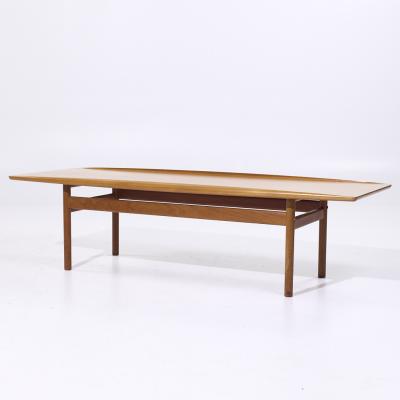 Grete Jalk Grete Jalk for Poul Jeppesen Mid Century Danish Teak Surfboard Coffee Table