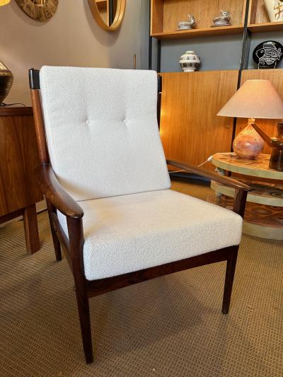 Grete Jalk Pair of Armchair by Greta Jalk Denmark circa 1950s