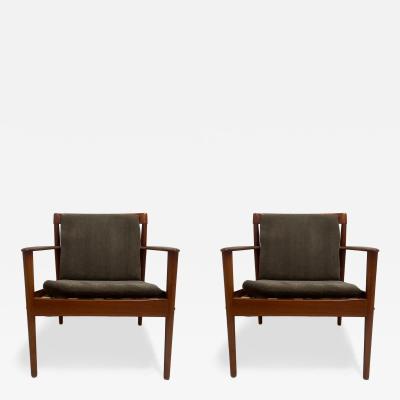 Grete Jalk Pair of Mid Century Chairs by Grete Jalk