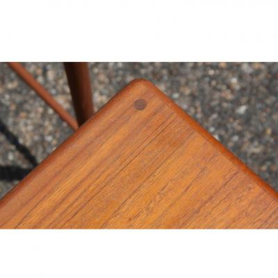 Grete Jalk Set of Three Grete Jalk Danish Teak Nesting Tables
