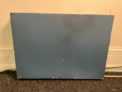 Grif Teller ILLUMINATED ART DECO TRAIN DIORAMA PRINT BY GRIF TELLER