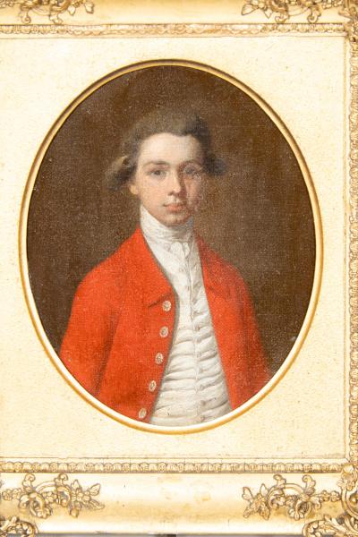 Group Of Four Georgian Framed Family Portrait Paintings