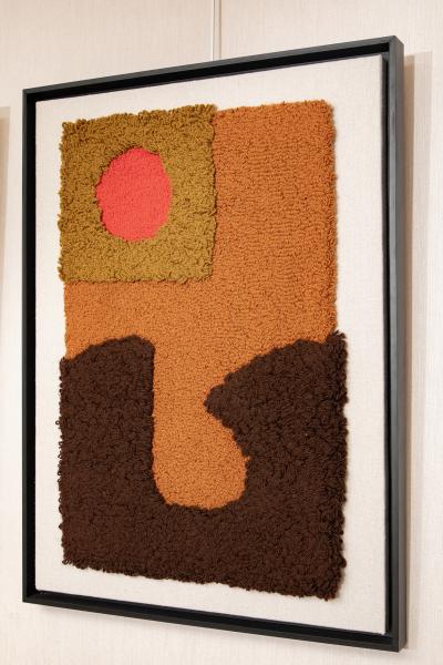 Group of 3 Harry Hilson Framed Wool Tapestries