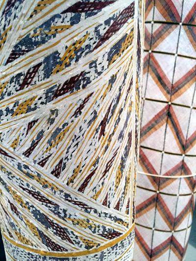 Group of Hollow Logs by Aboriginal Artists