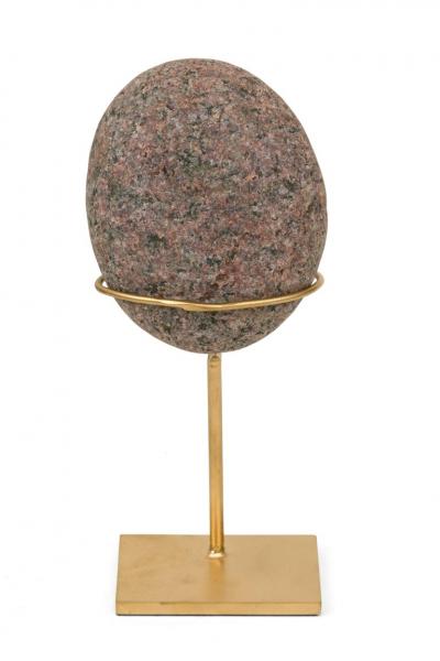 Group of Mounted Natural Sea Stone Specimens from Denmark