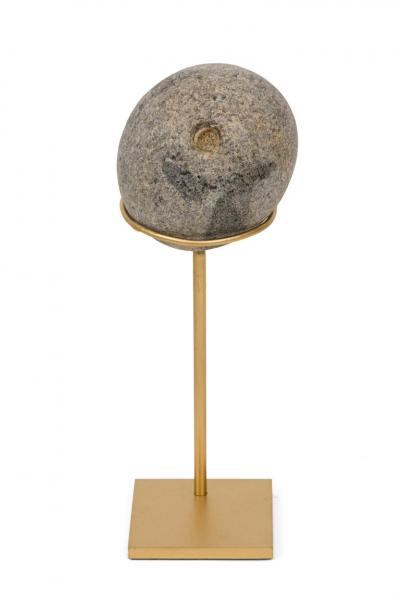 Group of Mounted Natural Sea Stone Specimens from Denmark