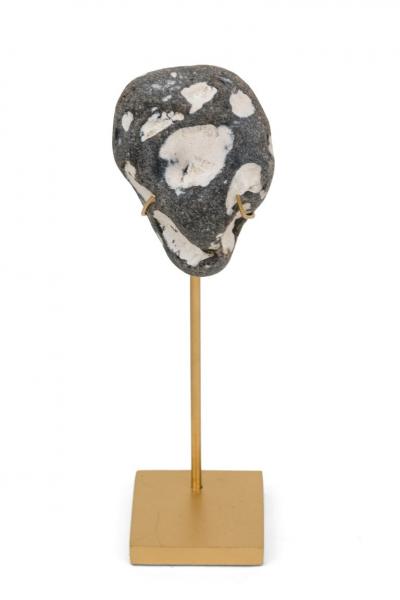 Group of Mounted Natural Sea Stone Specimens from Denmark