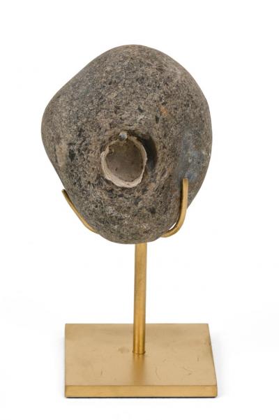Group of Mounted Natural Sea Stone Specimens from Denmark