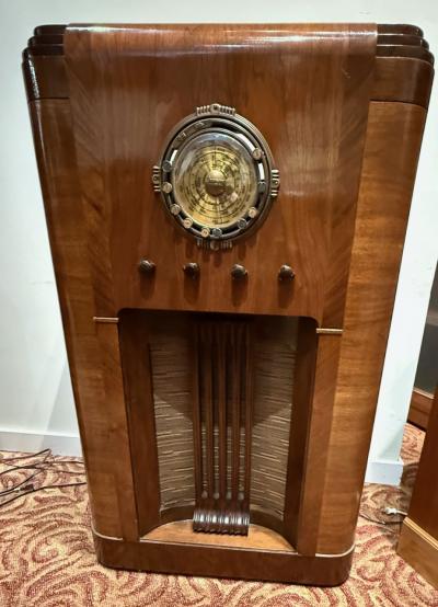 Grunow Model 1291 Teledial Console Radio Art Deco Bluetooth