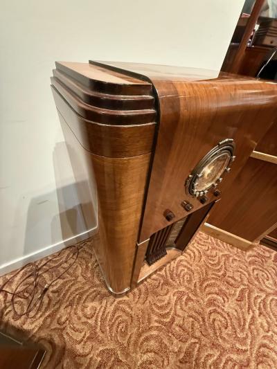 Grunow Model 1291 Teledial Console Radio Art Deco Bluetooth