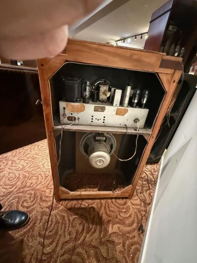 Grunow Model 1291 Teledial Console Radio Art Deco Bluetooth