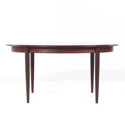 Gudme M belfabrik Gudme M belfabrik MCM Danish Rosewood Expanding Dining Table with 2 Leaves