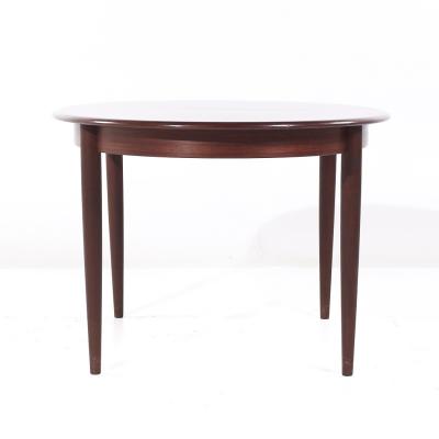 Gudme M belfabrik Gudme M belfabrik MCM Danish Rosewood Expanding Dining Table with 2 Leaves