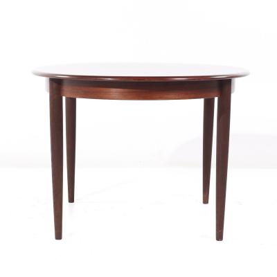Gudme M belfabrik Gudme M belfabrik MCM Danish Rosewood Expanding Dining Table with 2 Leaves