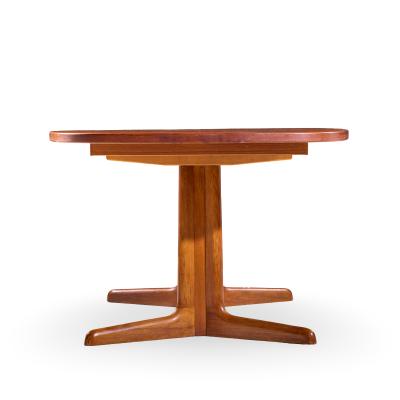Gudme M belfabrik Gudme M belfabrik Mid Century Danish Teak Expanding Dining Table with 2 Leaves
