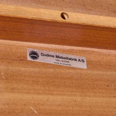 Gudme M belfabrik Gudme M belfabrik Mid Century Danish Teak Expanding Dining Table with 2 Leaves