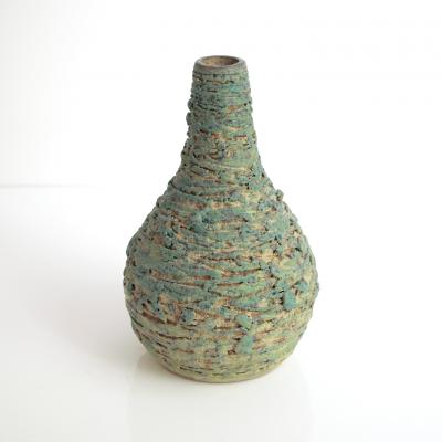 Gudmunder Einarsson GUDMUNDER EINARSSON CHAMOTTE STONEWARE VASE 1950 LISTVINAH SI ICELAND