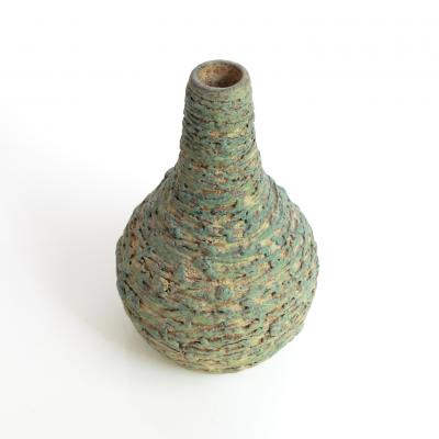 Gudmunder Einarsson GUDMUNDER EINARSSON CHAMOTTE STONEWARE VASE 1950 LISTVINAH SI ICELAND