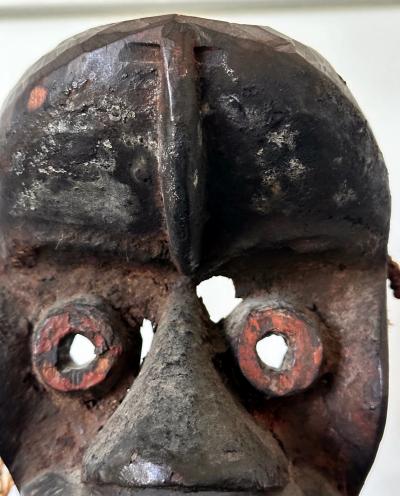 Guere Mask from Cote dIvoire Africa with Sothebys Sticker