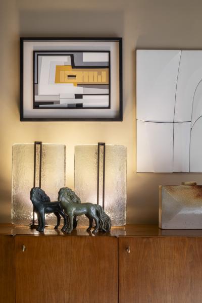 Guerrino Tramonti Guerrino Tramonti Pair of horses in glazed ceramic Faenza Italy 1957 ca 