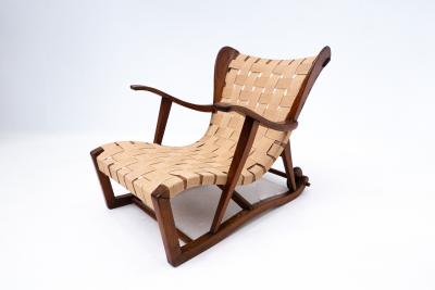 Guglielmo Pecorini Mid Century Modern Armchair by Guglielmo Pecorini