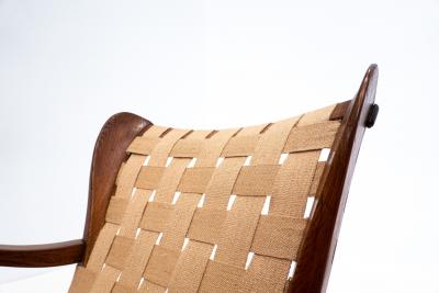 Guglielmo Pecorini Mid Century Modern Armchair by Guglielmo Pecorini