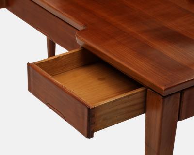 Guglielmo Pecorini Rare Vanity Table with Venini Folding Mirror Model No 21 by Guglielmo Pecorini