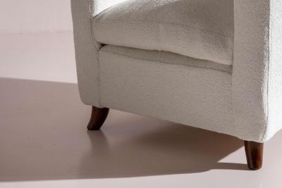 Guglielmo Ulrich A pair of Art Deco lounge chairs in the style of Guglielmo Ulrich Italy 1940s