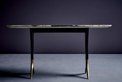 Guglielmo Ulrich Coffee table by Guglielmo Ulrich with polished onyx top